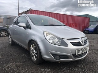 Location: Edinburgh - 2010 VAUXHALL CORSA SXI 3 Door Hatchback REG: DY60ZPG, Keys: No, MOT Expiry date: 17/03/2025, 1229 Petrol, 5 Speed Manual Petrol, Former Keepers: 5