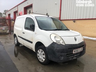 Location: Edinburgh - 2010 RENAULT KANGOO ML20 PLUS DCI 70 Panel Van REG: NX60XJD, Keys: No, MOT Expiry date: 22/05/2025, 1461 Diesel, 5 Speed Manual Diesel, Former Keepers: 5