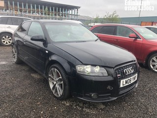 Location: Edinburgh - 2008 AUDI A3 S LINE TDI 3 Door Hatchback REG: LM08YMY, Keys: No, MOT Expiry date: 07/10/2025, 1968 Diesel, 6 Speed Manual Diesel, Former Keepers: 8