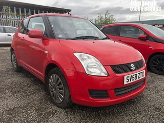 Location: Edinburgh - 2008 SUZUKI SWIFT GL 3DR 3 Door Hatchback REG: SV58ZTX, Keys: No, MOT Expiry date: 29/04/2025, 1328 Petrol, 5 Speed Manual Petrol, Former Keepers: 7