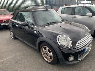 NOTE: ATF Registered Buyers ONLY - Location: Belvedere - 2011 MINI ONE Convertible REG: LC11LJY, Keys: No, 1598 Petrol, 6 Speed Manual Petrol, Former Keepers: 6