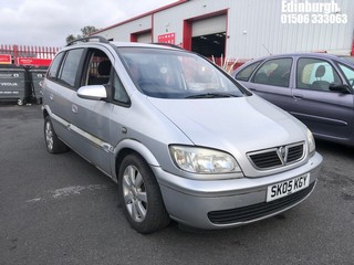 Location: Edinburgh - 2005 VAUXHALL ZAFIRA BREEZE 16V MPV REG: SK05KGY, Keys: Yes, MOT Expiry date: 16/12/2021, 1598 Petrol, 5 Speed Manual Petrol, Former Keepers: 2