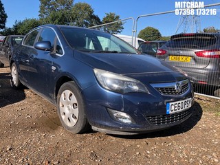 Location: Mitcham - 2010 VAUXHALL ASTRA SRI 5 Door Hatchback REG: CE60PSY, Keys: No, MOT Expiry date: 20/09/2024, 1598 Petrol, 5 Speed Manual Petrol, Former Keepers: 7