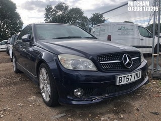 Location: Mitcham - 2007 MERCEDES C320 SPORT CDI A 4 Door Saloon REG: BT57VNJ, Keys: No, MOT Expiry date: 27/07/2024, 2987 Diesel, 7 Speed Auto Diesel, Former Keepers: 6