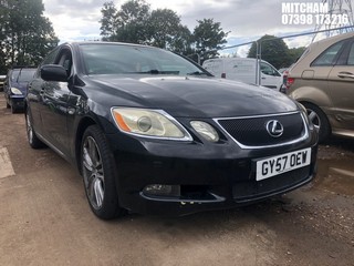 Location: Mitcham - 2007 LEXUS GS 450H SE A 4 Door Saloon REG: GY57OEW, Keys: No, MOT Expiry date: 10/11/2025, 3456 Hybrid Electric, Variable 1 Speed Auto Petrol/E, Former Keepers: 7