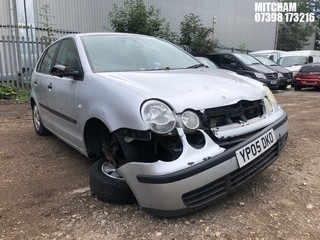 Location: Mitcham - 2005 VOLKSWAGEN POLO TWIST 5 Door Hatchback REG: YP05DKO, Keys: No, MOT Expiry date: 12/02/2025, 1390 Petrol, 5 Speed Manual Petrol, Former Keepers: 6