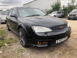 Location: Mitcham - 2003 FORD MONDEO ST220 5 Door Hatchback REG: EY03OYX, Keys: No, MOT Expiry date: 14/10/2024, 2967 Petrol, 5 Speed Manual Petrol, Former Keepers: 7
