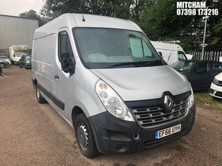 Location: Mitcham - 2017 RENAULT  MASTER MM35 BUSINESS DCI Panel Van REG: EF66UYH, Keys: No, MOT Expiry date: 13/02/2025, 2298 Diesel, 6 Speed Manual Diesel, Former Keepers: 3