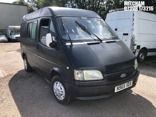 Location: Mitcham - 1995 FORD TRANSIT 120 SWB Minibus REG: N969XDB, Keys: No, MOT Expiry date: 28/09/2024, 2496 Diesel, MANUAL, Former Keepers: 7