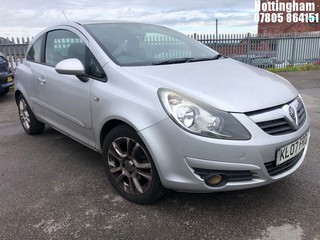 Location: Nottingham - 2007 VAUXHALL CORSA SXI A/C 3 Door Hatchback REG: KL07FRD, Keys: No, MOT Expiry date: 20/04/2026, 1364 Petrol, 5 Speed Manual Petrol, Former Keepers: 9