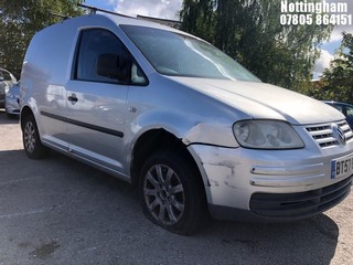Location: Nottingham - 2007 VOLKSWAGEN CADDY C20 TDI 104 Car Derived Van REG: BT57EJL, Keys: No, MOT Expiry date: 28/02/2026, 1896 Diesel, 5 Speed Manual Diesel, Former Keepers: 6