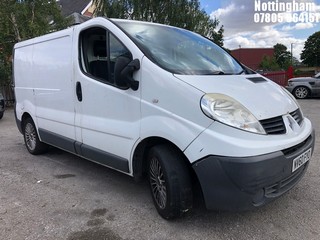 Location: Nottingham - 2011 RENAULT TRAFIC SL27 DCI 115 Panel Van REG: NV60FYO, Keys: No, MOT Expiry date: 18/02/2026, 1996 Diesel, 6 Speed Manual Diesel, Former Keepers: 7