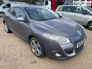 Location: Peterborough - 2009 RENAULT MEGANE DYNAMIQUE VVT Coupe REG: SG59YBY, Keys: No, MOT Expiry date: 17/02/2025, 1598 Petrol, 6 Speed Manual Petrol, Former Keepers: 10