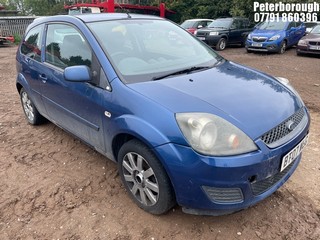 Location: Peterborough - 2007 FORD FIESTA SILVER 3 Door Hatchback REG: BT07WLG, Keys: No, MOT Expiry date: 24/01/2025, 1242 Petrol, 5 Speed Manual Petrol, Former Keepers: 3