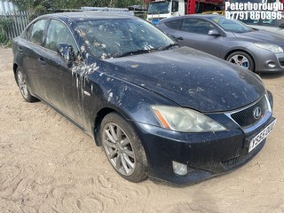Location: Peterborough - 2006 LEXUS IS 250 SE 4 Door Saloon REG: YS55OUU, Keys: No, MOT Expiry date: 02/02/2025, 2499 Petrol, 6 Speed Manual Petrol, Former Keepers: 5