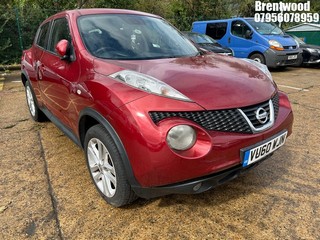 Location: Brentwood - 2010 NISSAN JUKE TEKNA CVT 5 Door Hatchback REG: VU60WJN, Keys: No, MOT Expiry date: 09/05/2026, 1598 Petrol, Variable Speed Auto Petrol, Former Keepers: 3