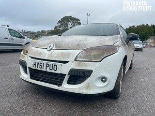 Location: Plymouth - 2011 RENAULT MEGANE DYNAMIQUE TOMTOM D Convertible REG: HY61PUO, Keys: No, MOT Expiry date: 13/07/2024, 1870 Diesel, 6 Speed Manual Diesel, Former Keepers: 8