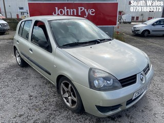 Location: South Wales - 2007 RENAULT CLIO CAMPUS 65 DCI 5 Door Hatchback REG: CK07UGT, Keys: No, MOT Expiry date: 06/07/2025, 1461 Diesel, 5 Speed Manual Diesel, Former Keepers: 11
