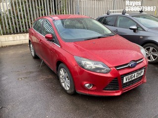Location: Hayes - 2014 FORD FOCUS TITANIUM NAVIGATOR 5 Door Hatchback REG: VU64DHP, Keys: No, MOT Expiry date: 04/08/2025, 998 Petrol, 6 Speed Manual Petrol, Former Keepers: 5