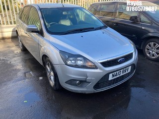 Location: Hayes - 2010 FORD FOCUS ZETEC 100 5 Door Hatchback REG: NA10RRV, Keys: No, MOT Expiry date: 16/03/2026, 1596 Petrol, 5 Speed Manual Petrol, Former Keepers: 6