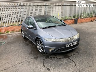 Location: Hayes - 2006 HONDA CIVIC ES I-VTEC 5 Door Hatchback REG: CV56FLD, Keys: No, MOT Expiry date: 28/09/2025, 1799 Petrol, 6 Speed Manual Petrol, Former Keepers: 7