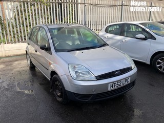 Location: Hayes - 2003 FORD FIESTA LX 5 Door Hatchback REG: HT52LPC, Keys: No, MOT Expiry date: 31/05/2025, 1388 Petrol, 5 Speed Manual Petrol, Former Keepers: 2