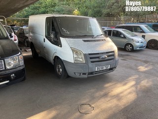 Location: Hayes - 2008 FORD TRANSIT 85 T280S FWD Panel Van REG: BG58TGF, Keys: No, MOT Expiry date: 10/03/2025, 2198 Diesel, 5 Speed Manual Diesel, Former Keepers: 5