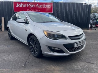Location: Stapleford - 2014 VAUXHALL ASTRA ELITE CDTI S/S 5 Door Hatchback REG: DS63NHB, Keys: Yes, MOT Expiry date: 27/03/2026, 1956 Diesel, 6 Speed Manual Diesel, Former Keepers: 6