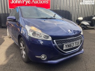 Location: Stapleford - 2013 PEUGEOT 208 ACTIVE 3 Door Hatchback REG: YN63TXX, Keys: Yes, MOT Expiry date: 08/08/2025, 1199 Petrol, 5 Speed Manual Petrol, Former Keepers: 5