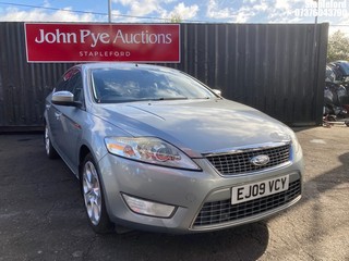 Location: Stapleford - 2009 FORD MONDEO TITANIUM X TDCI140 5 Door Hatchback REG: EJ09VCY, Keys: Yes, MOT Expiry date: 11/04/2026, 1997 Diesel, 6 Speed Manual Diesel, Former Keepers: 4