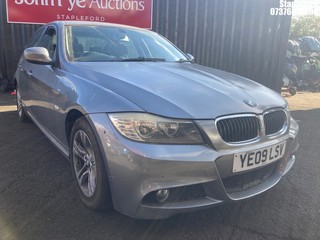 Location: Stapleford - 2009 BMW 318D ES AUTO 4 Door Saloon REG: YE09LSV, Keys: Yes, MOT Expiry date: 15/11/2025, 1995 Diesel, 6 Speed Auto Diesel, Former Keepers: 4