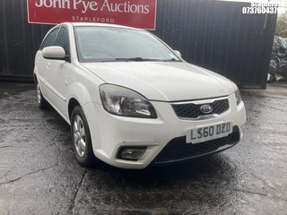 Location: Stapleford - 2010 KIA RIO DOMINO 5 Door Hatchback REG: LS60DZD, Keys: Yes, MOT Expiry date: 19/01/2026, 1399 Petrol, 5 Speed Manual Petrol, Former Keepers: 4