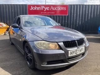 Location: Stapleford - 2007 BMW 318D ES 4 Door Saloon REG: HY07HPX, Keys: Yes, MOT Expiry date: 18/09/2025, 1995 Diesel, 6 Speed Manual Diesel, Former Keepers: 9