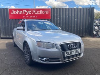 Location: Stapleford - 2007 AUDI A4 AVANT SE TDI AUTO Estate REG: SL07YWE, Keys: Yes, MOT Expiry date: 25/09/2025, 1968 Diesel, Variable 1 Speed Auto Diesel, Former Keepers: 5