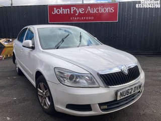 Location: Stapleford - 2012 SKODA OCTAVIA SE TDI CR 5 Door Hatchback REG: NU62DVM, Keys: No, MOT Expiry date: 22/08/2025, 1598 Diesel, 5 Speed Manual Diesel, Former Keepers: 3