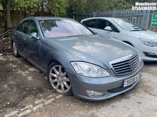 Location: Manchester - 2008 MERCEDES S320 CDI AUTO 4 Door Saloon REG: SG08AJP, 2987 Diesel, 7 Speed Auto Diesel, Former Keepers: 4, Keys: No, MOT Expiry date: 10/09/2024