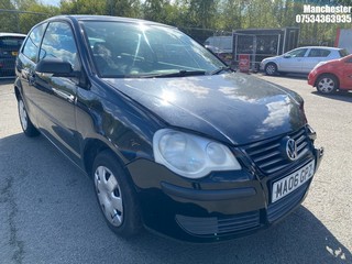 Location: Manchester - 2006 VOLKSWAGEN POLO E 55 3 DOOR HATCHBACK REG: MA06GPZ, 1198cc PETROL, 5 SPEED MANUAL PETROL, Former Keepers: 9, Keys: No, MOT Expiry date: 04/04/2026