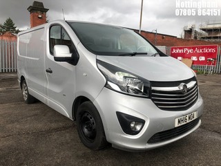 Location: Nottingham - 2016 VAUXHALL  VIVARO PANEL VAN REG: MH16MOA, 1598cc DIESEL, 6 SPEED MANUAL DIESEL, Former Keepers: 2, Keys: Yes, MOT Expiry date: 01/08/2026