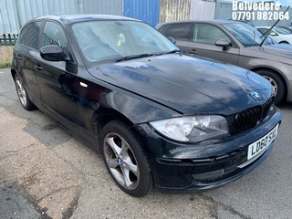 Location: BELVEDERE - 2010 BMW 116D SPORT 5 Door Hatchback REG:  LD60SXL 
, 1995cc Diesel, 6 Speed Manual Diesel, Former Keepers: 5, Keys: No, MOT: Expiry date15.02.2026
