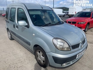 Location: Belvedere - 2006 RENAULT KANGOO EXPRESSION AUTO MPV REG: BX55KBN, 1598cc Petrol, 4 Speed Auto Petrol, Former Keepers: 4, Keys: Yes, MOT Expiry date: 08/08/2026
