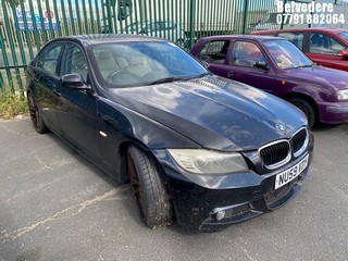 Location: Belvedere - 2009 BMW 320D M SPORT BUS EDITION 4 Door Saloon REG: NU59VDY, Keys: No, MOT Expiry date: 14/04/2025, 2000 Diesel, 6 Speed Manual Diesel, Former Keepers: 4