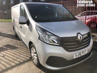 Location: Edinburgh - 2016 RENAULT TRAFIC LL29 SPORT DCI Panel Van REG: SJ16PGT, Keys: Yes, MOT Expiry date: 17/04/2025, 1598 Diesel, 6 Speed Manual Diesel, Former Keepers: 3
