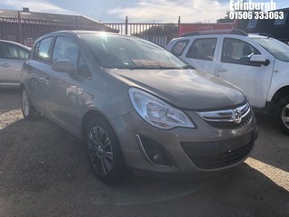 Location: Edinburgh - 2013 VAUXHALL CORSA SE 5 Door Hatchback REG: SB13FJO, Keys: No, MOT Expiry date: 28/09/2025, 1229 Petrol, 5 Speed Manual Petrol, Former Keepers: 4