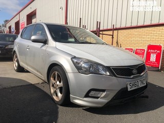 Location: Edinburgh - 2010 KIA CEED 3 CRDI AUTO 5 Door Hatchback REG: SH60TMZ, Keys: No, MOT Expiry date: 08/11/2024, 1582 Diesel, 4 Speed Auto Diesel, Former Keepers: 3