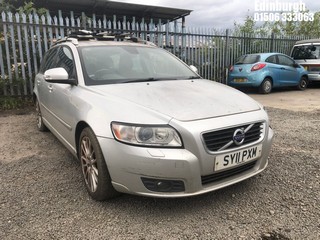 Location: Edinburgh - 2011 VOLVO V50 SE LUX Estate REG: SY11PXM, Keys: No, MOT Expiry date: 14/11/2024, 1999 Petrol, 5 Speed Manual Petrol, Former Keepers: 4