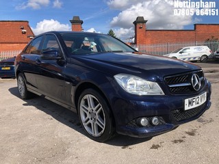 Location: Nottingham - 2012 MERCEDES-BENZ C200 SE CDI BLUEEFFICIENC 4 Door Saloon REG: MF12VYV, Keys: No, MOT Expiry date: 26/11/2024, 2143 Diesel, 6 Speed Manual Diesel, Former Keepers: 6