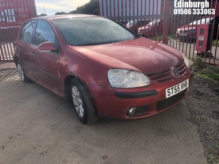 Location: Edinburgh - 2006 VOLKSWAGEN GOLF FSI SE 5 Door Hatchback REG: ST55VHB, Keys: No, MOT Expiry date: 31/07/2023, 1598 Petrol, 6 Speed Manual Petrol, Former Keepers: 2