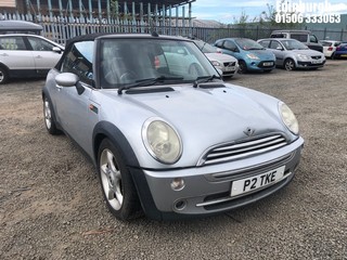 Location: Edinburgh - 2005 MINI MINI COOPER Convertible REG: P2TKE, Keys: No, MOT Expiry date: 31/01/2025, 1598 Petrol, 5 Speed Manual Petrol, Former Keepers: 8