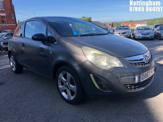 Location: Nottingham - 2014 VAUXHALL CORSA SXI AC 3 Door Hatchback REG: DA63PYY, Keys: No, MOT Expiry date: 06/08/2026, 1229 Petrol, 5 Speed Manual Petrol, Former Keepers: 6