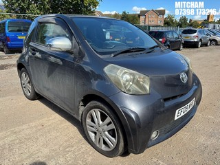 Location: Mitcham - 2009 TOYOTA IQ3 VVT-I CVT 3 Door Hatchback REG: EF09WHB, Keys: No, MOT Expiry date: 23/06/2025, 1329 Petrol, Variable Speed Auto Petrol, Former Keepers: 6